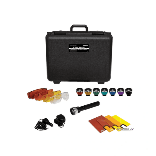 Spectro-UV OFK-8000A OptiMax™ Multi-Lite LED Alternate Light Source (ALS) Inspection Kit