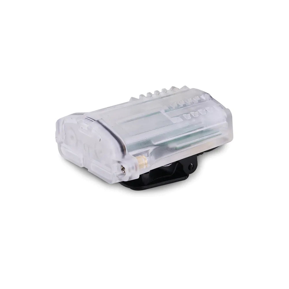 KBS 71020W Freakin' Beacon Flasher w/ Plastic Solid Clip, Div1, White (Batteries Included)