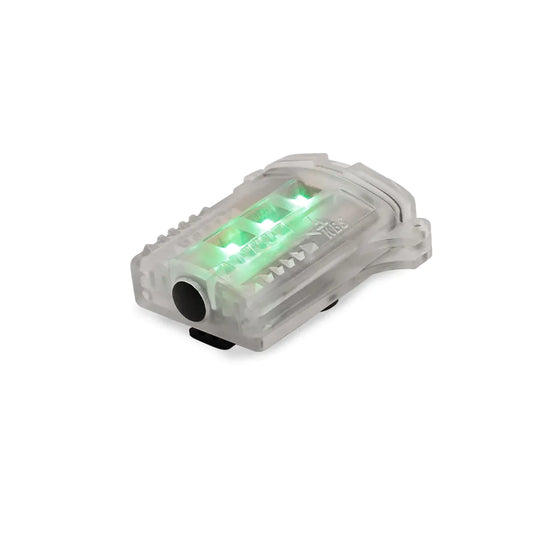 KBS 71020G Freakin' Beacon Flasher w/ Plastic Solid Clip, Div1, Green (Batteries Included)