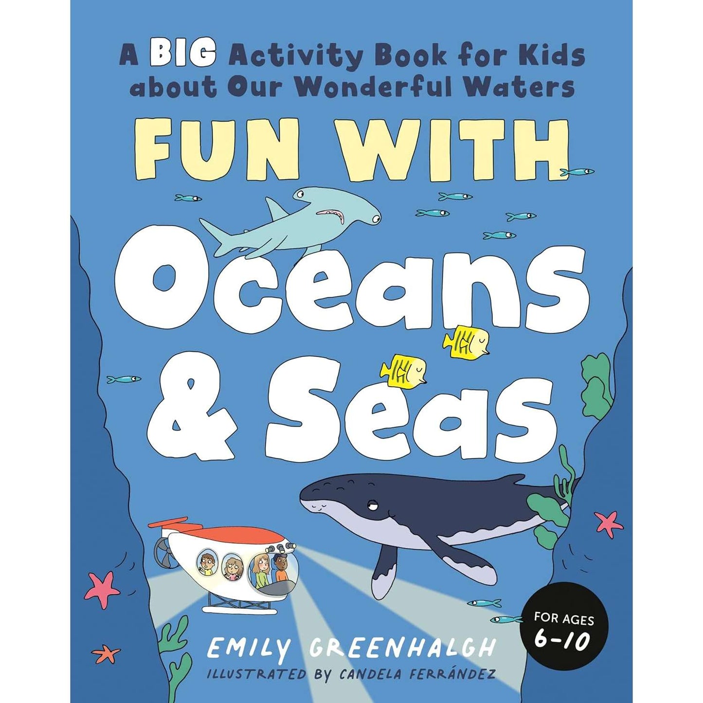 Paradise Clay PGN410 Fun with Oceans and Seas: A Big Activity Book for Kids about Our Wonderful Waters (and Marvelous Marine Life) - Book