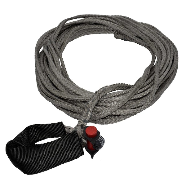 Fusion Tools 20-0250050 1/4" x 50' LockJaw Synthetic Winch Line w/ Integrated Shackle 2,833 lbs WLL