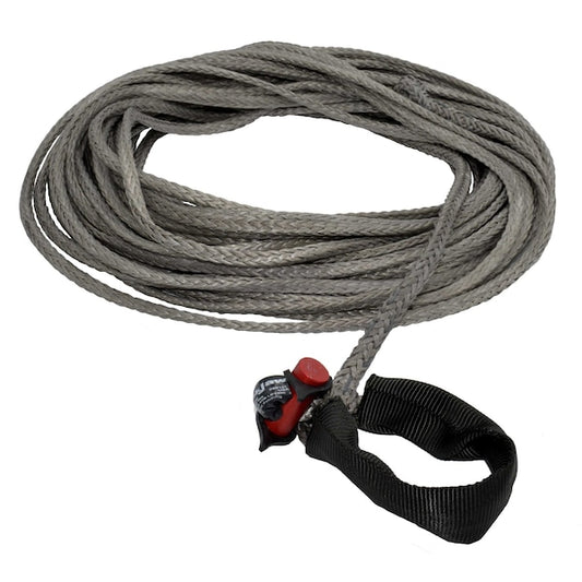 Fusion Tools 20-0250100 1/4" x 100' LockJaw Synthetic Winch Line w/ Integrated Shackle 2,833 lbs WLL