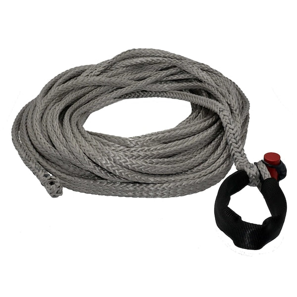 Fusion Tools 20-0375175 3/8" x 175' LockJaw Synthetic Winch Line w/ Integrated Shackle 6,600 lbs WLL