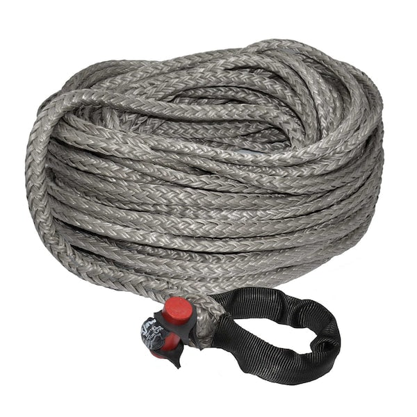 Fusion Tools 20-0500125 1/2" x 125' LockJaw Synthetic Winch Line w/ Integrated Shackle 10,700 lbs WLL