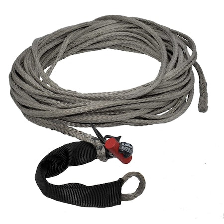 Fusion Tools 21-0250075 1/4" x 75' LockJaw Synthetic Winch Line Extension w/ Integrated Shackle 2,833 lbs WLL