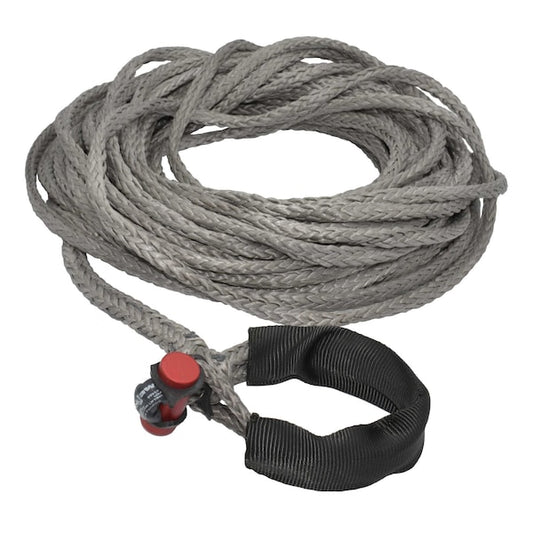 Fusion Tools 21-0375075 3/8" x 75' LockJaw Synthetic Winch Line Extension w/ Integrated Shackle 6,600 lbs WLL