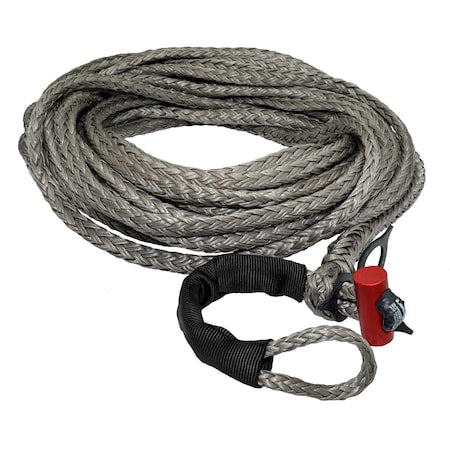 Fusion Tools 21-0500075 1/2" x 75' LockJaw Synthetic Winch Line Extension w/ Integrated Shackle 10,700 lbs WLL