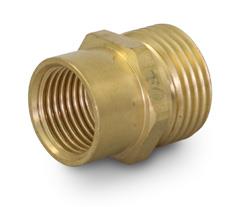 Everflow G34-3434  3/4" MH x 3/4" FIP ADAPTER BRASS GARDEN HOSE FITTING (NOT FOR POTABLE USE)