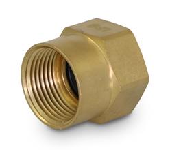 Everflow G38-3412-NL  3/4" FH x 1/2" FIP ADAPTER LEAD FREE BRASS GARDEN HOSE FITTING