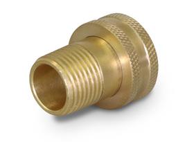 Everflow G41S-3414  3/4" FH x 1/4 MIP SWIVEL ADAPTER BRASS GARDEN HOSE FITTING (NOT FOR POTABLE USE)