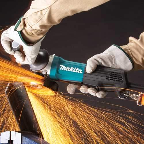 Makita GA4553R 4‘1/2" Paddle Switch Angle Grinder, with Non‘Removable Guard