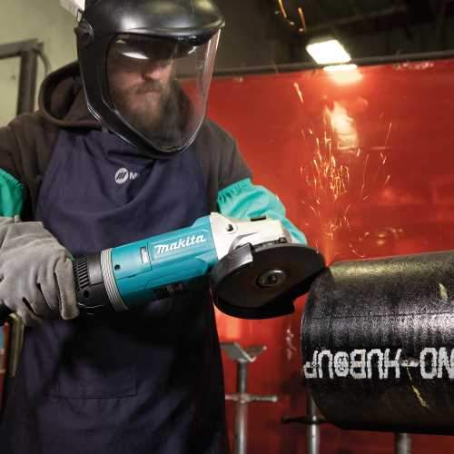 Makita GA7080 7" Angle Grinder, with Rotatable Handle, and Lock‘On Switch