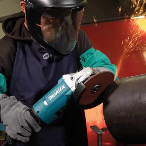 Makita GA7082 7" Angle Grinder, with Lock‘On Switch