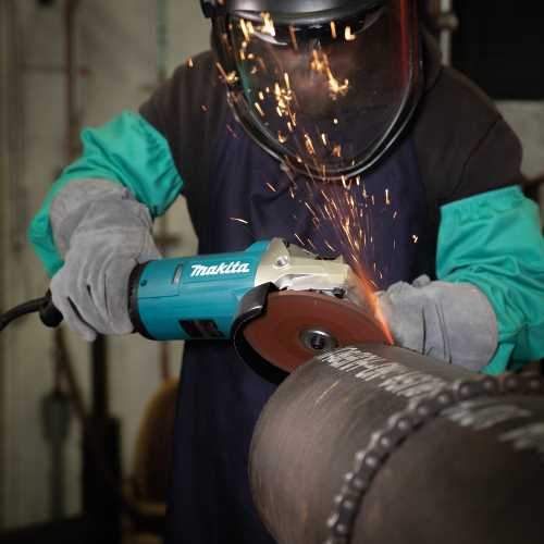 Makita GA7082 7" Angle Grinder, with Lock‘On Switch