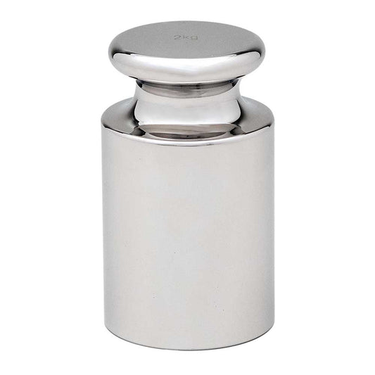 Globe Scientific GB-F1-2KG-C Calibration Weight 2kg OIML Class F1 includes ISO 170252017 Cert. of Calibration