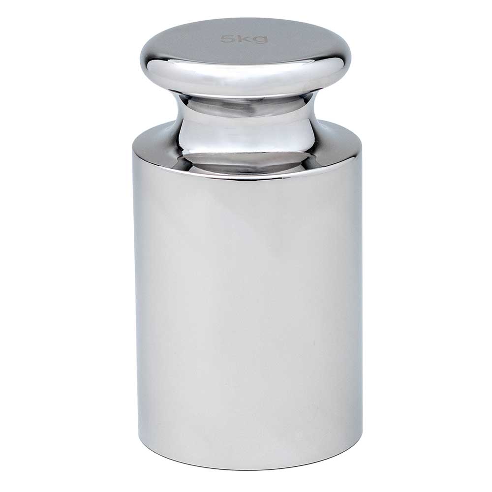 Globe Scientific GB-F1-5KG-C Calibration Weight 5kg OIML Class F1 includes ISO 170252017 Cert. of Calibration