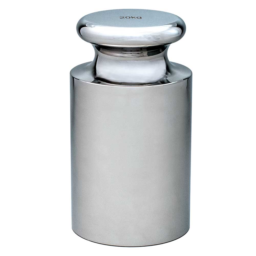 Globe Scientific GB-F2-20KG Calibration Weight 20kg OIML Class F2 includes Statement of Accuracy
