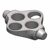Globe Scientific GCC-MP-SWING-15ML16 Buckets for use with GCC-MP-SWING Rotor 4 each for 16 x 10mL 12mL and 15mL tubes (4 tubes per bucket)