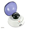 Globe Scientific GCM-B-EU Centrifuge Mini 8-Place 7000rpm Fixed Speed 240v 50Hz EU Plug Blue Lid (Includes 8-Place Rotor for 1.5mL/2.0mL Tubes 2 x 8 Place Rotor for PCR Tubes/Strips and both Sleeves)