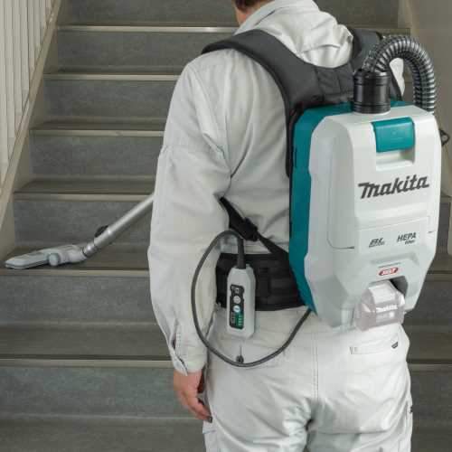 Makita GCV05ZX 40V max XGT® Brushless Cordless 2 Quart HEPA Filter Backpack Dry Vacuum, Tool Only