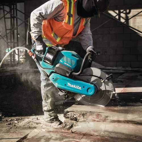 Makita GEC01PL 80V max (40V max X2) XGT® Brushless 14" Power Cutter Kit, with AFT®, Electric Brake (8.0Ah)
