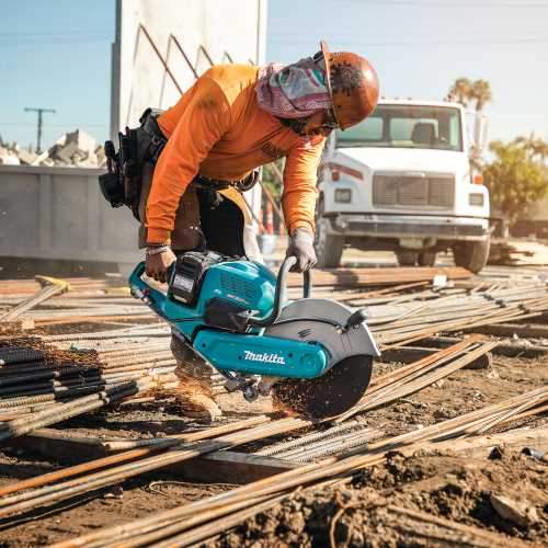 Makita GEC01PL 80V max (40V max X2) XGT® Brushless 14" Power Cutter Kit, with AFT®, Electric Brake (8.0Ah)