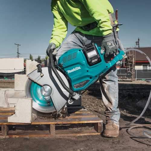 Makita GEC01PL4 80V max (40V max X2) XGT® Brushless 14" Power Cutter Kit with 4 Batteries, AFT®, Electric Brake (8.0Ah)