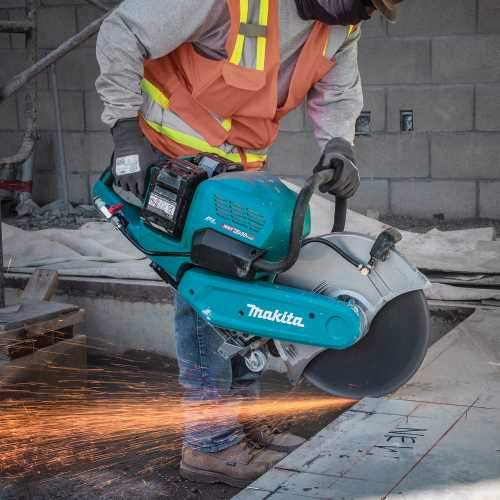 Makita GEC01PL4 80V max (40V max X2) XGT® Brushless 14" Power Cutter Kit with 4 Batteries, AFT®, Electric Brake (8.0Ah)