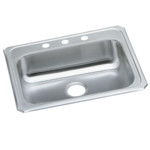 Elkay GECR2521 Celebrity® Stainless Steel 25" x 21-1/4" x 5-3/8" Single Bowl Drop-in Sink