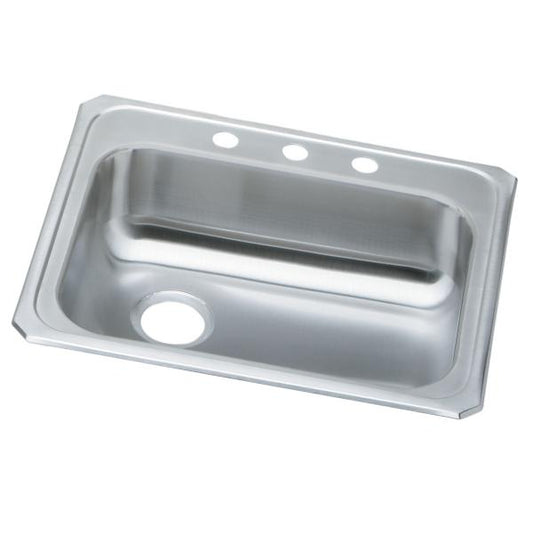 Elkay GECR2521L Celebrity® Stainless Steel 25" x 21-1/4" x 5-3/8" Single Bowl Drop-in Sink