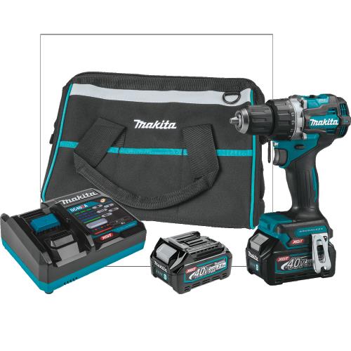 Makita GFD02D 40V max XGT® Compact Brushless Cordless 1/2" Driver‘Drill Kit (2.5Ah)