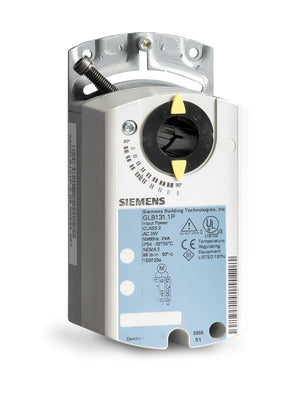 Siemens GLB131.2E DAMPER ACTUATOR | NON-SPRING RETURN | 24 VAC | FLOATING | 88 LB-IN