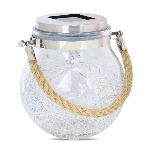 Feit Electric GLOBE5/FY/SOL/LED 5 in. Solar Powered Fairy Jar Light