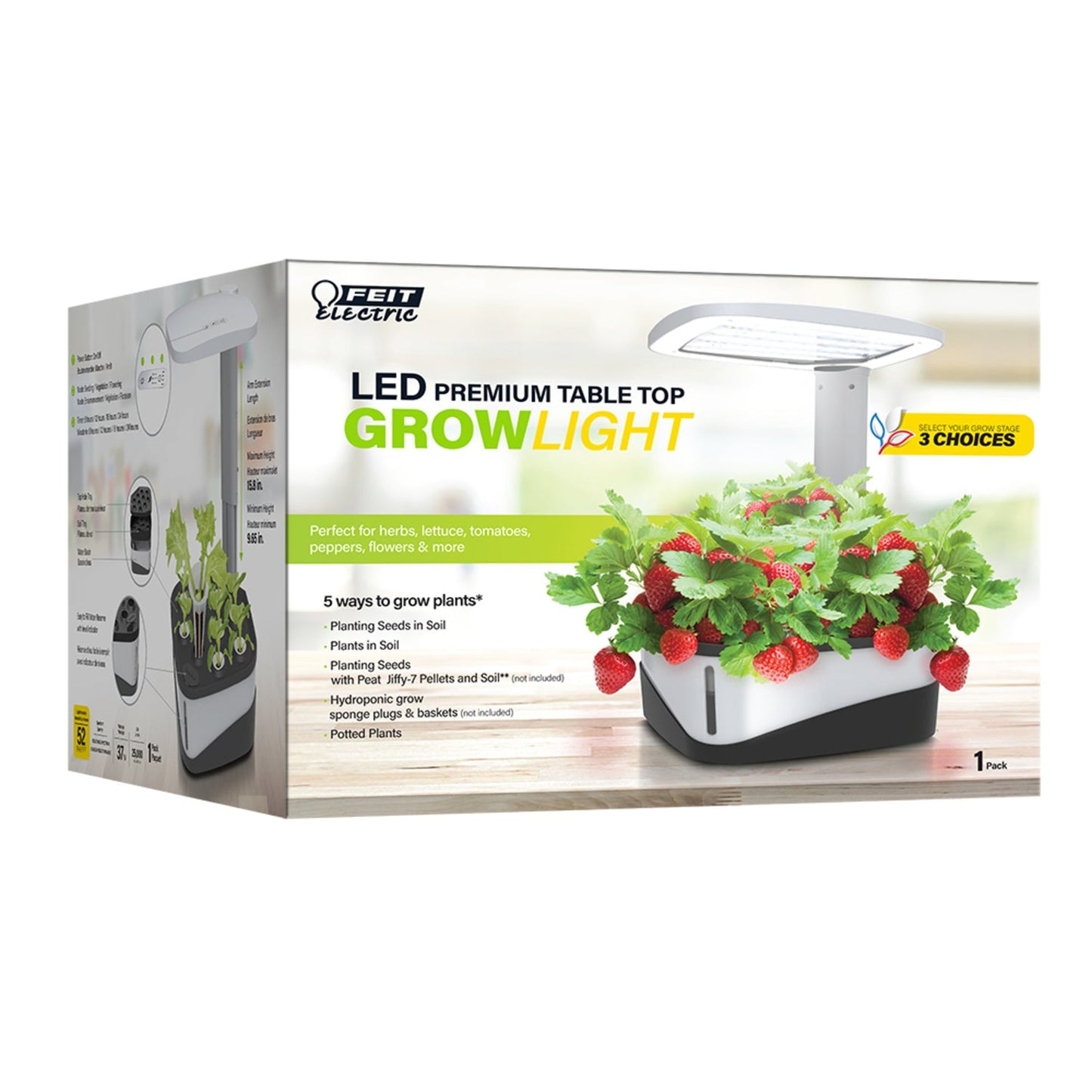 Feit Electric GLP20/TABLE/37W/LED 37W Portable Tabletop Grow Light