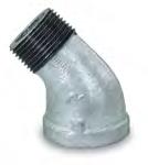 Everflow GMSF0018  1/8" Street Elbow 45 Galvanized Malleable