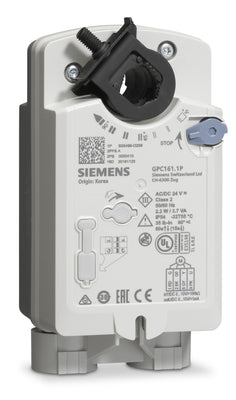 Siemens GPC166.1P DAMPER ACTUATOR | SPRING RETURN | 24 VAC/DC | 0-10VDC / 2-10VDC | 35 LB-IN | SW