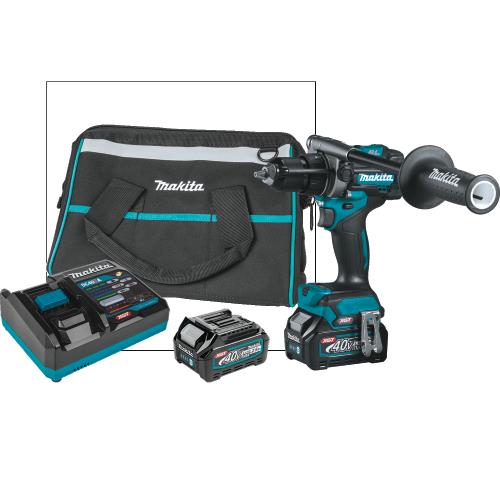 Makita GPH01D 40V max XGT® Brushless Cordless 1/2" Hammer Driver‘Drill Kit (2.5Ah)