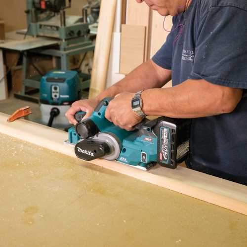 Makita GPK01M1 40V max XGT® Brushless Cordless 3‘1/4" Planer Kit, AWS® Capable (4.0Ah)