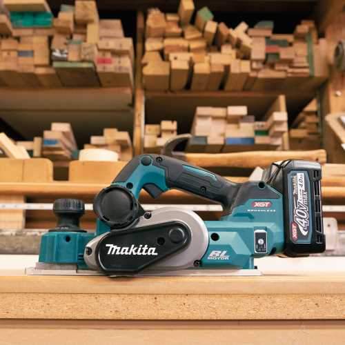 Makita GPK01M1 40V max XGT® Brushless Cordless 3‘1/4" Planer Kit, AWS® Capable (4.0Ah)