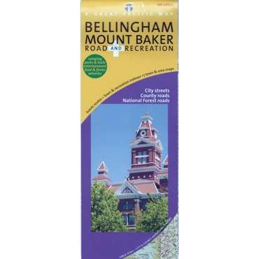 Paradise Clay GPR007 Bellingham / Mount Baker Road & Recreation Map