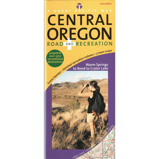 Paradise Clay GPR011 Central Oregon Road & Recreation Map, 3rd Edition