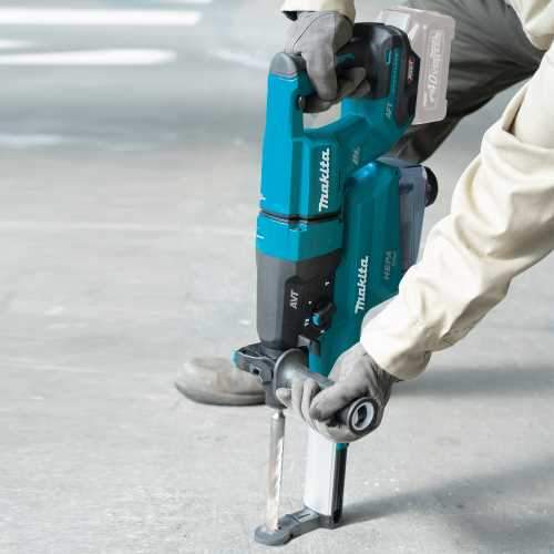 Makita GRH07ZW 40V max XGT® Brushless 1‘1/8" SDS‘PLUS AVT® Rotary Hammer (D‘Handle) w/ Dust Extractor, AFT®, AWS® Capable, Tool Only