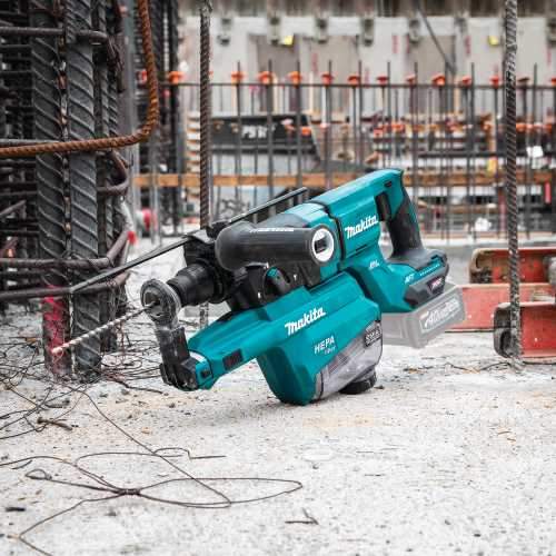 Makita GRH07ZW 40V max XGT® Brushless 1‘1/8" SDS‘PLUS AVT® Rotary Hammer (D‘Handle) w/ Dust Extractor, AFT®, AWS® Capable, Tool Only