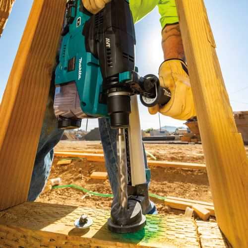 Makita GRH08M1W 40V max XGT® Brushless Cordless 1‘3/16" SDS‘PLUS AVT® Rotary Hammer Kit w/Dust Extractor, AFT®, AWS® Capable (4.0Ah)
