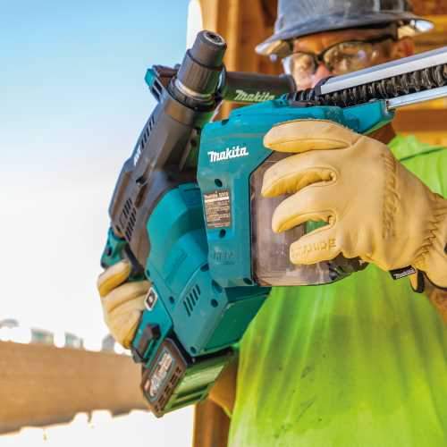 Makita GRH08M1W 40V max XGT® Brushless Cordless 1‘3/16" SDS‘PLUS AVT® Rotary Hammer Kit w/Dust Extractor, AFT®, AWS® Capable (4.0Ah)