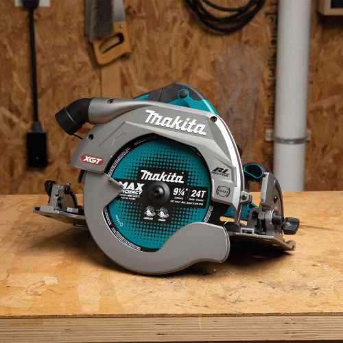 Makita GSH03Z 40V max XGT® Brushless Cordless 9‘1/4" Circular Saw with Guide Rail Compatible Base, AWS® Capable, Tool Only