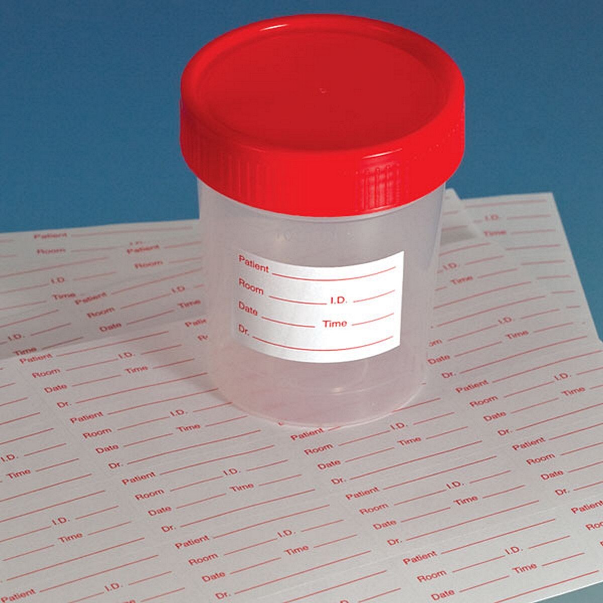 Globe Scientific 112192 Labels Patient I.D. Self-Adhesive 25/Sheet 80 Sheets/Unit