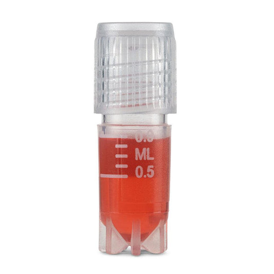 Globe Scientific 3030-1S Diamond Essentials Cryogenic Vials 1.0ml Sterile External Threads Attached SC CB SS PG WS