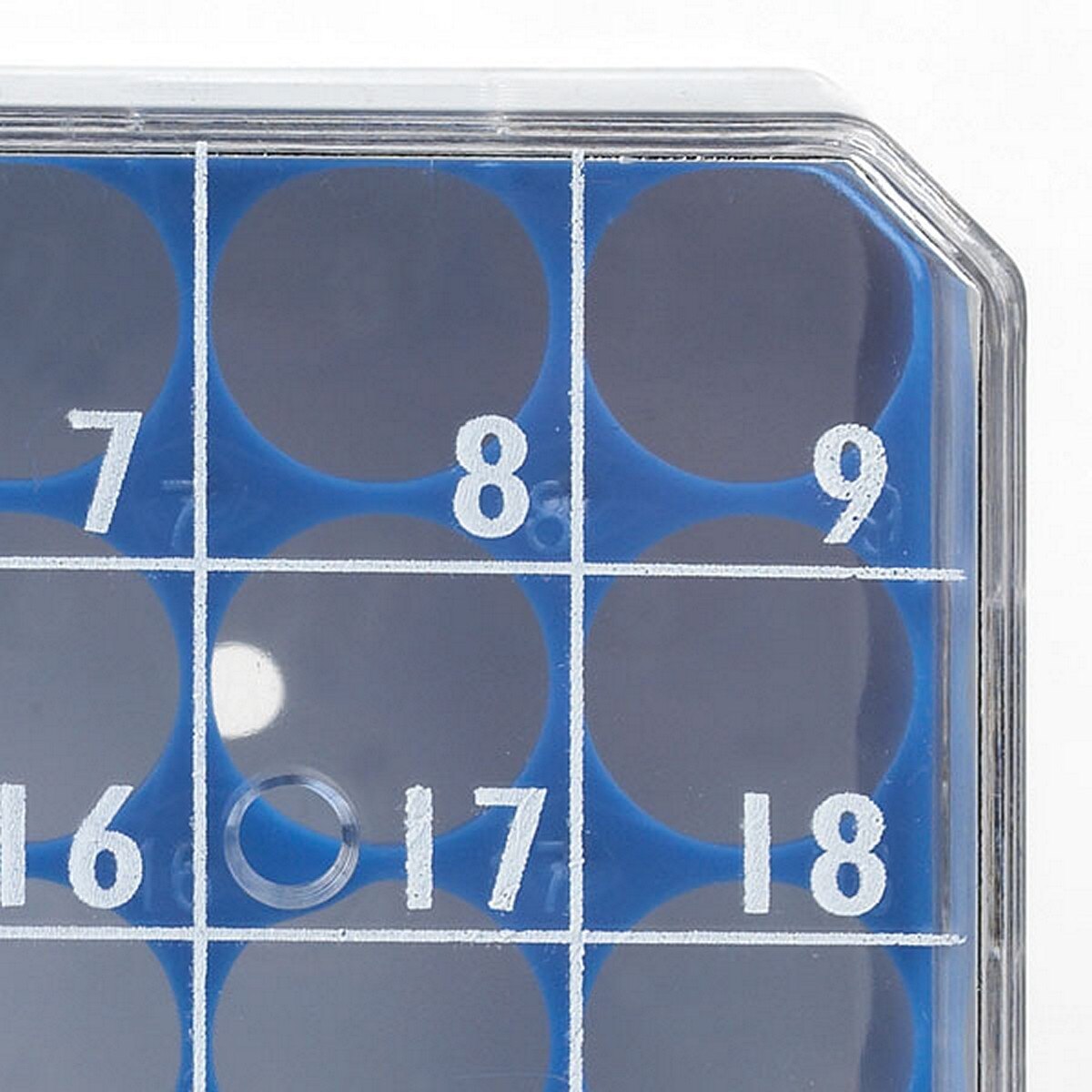 Globe Scientific 3039Y BioBOX 25 for 1.0mL and 2.0mL CryoCLEAR vials Polycarbonate (PC) Holds 25 vials (5x5 format) Printed Lid Pack Includes a CryoClear Tube Picker YELLOW