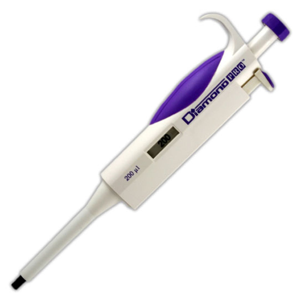 Globe Scientific 3312-200 Pipette Diamond PRO Fixed Volume 200uL Lavender